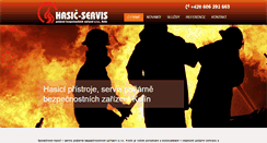 Desktop Screenshot of hasici-pristroje-servis.cz